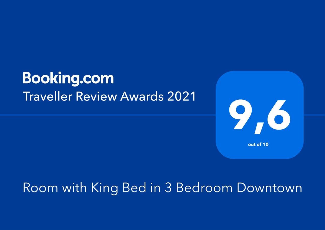 Room With King Bed In Shared 3 Bedroom Downtown Montreal Exterior foto